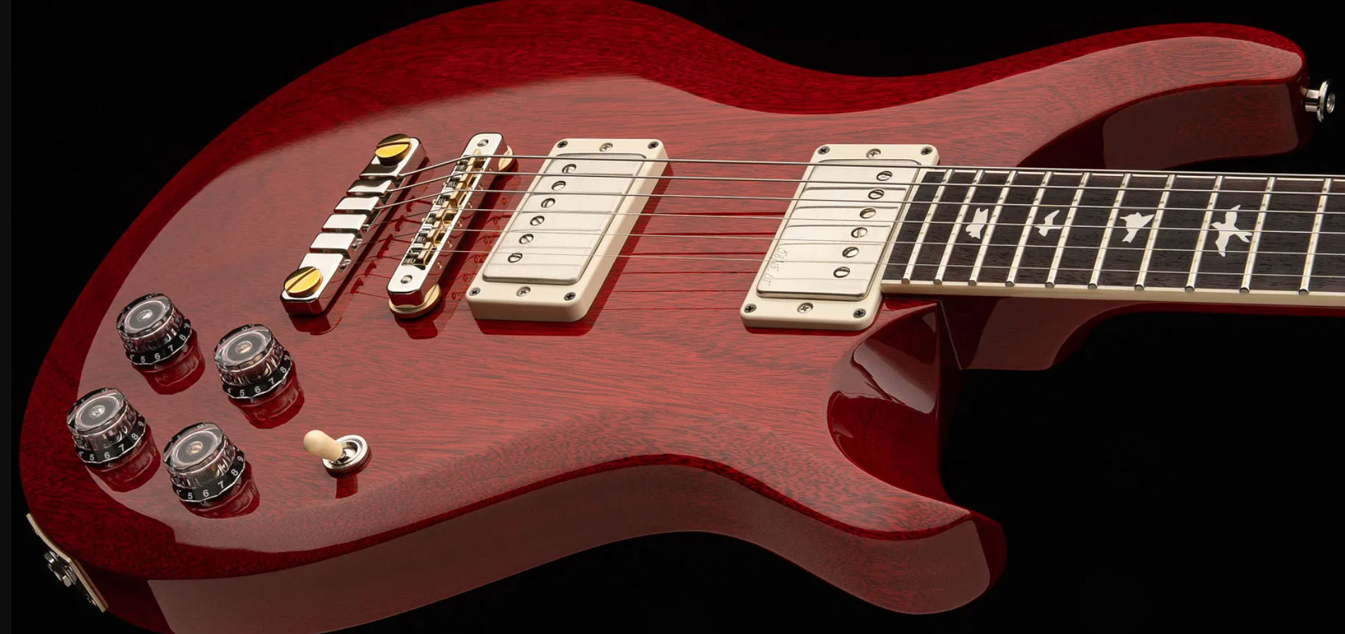 Prs S2 Mccarty 594 Thinline Usa 2h 58/15lt Ht Rw - Vintage Cherry - Guitarra eléctrica de doble corte - Variation 1