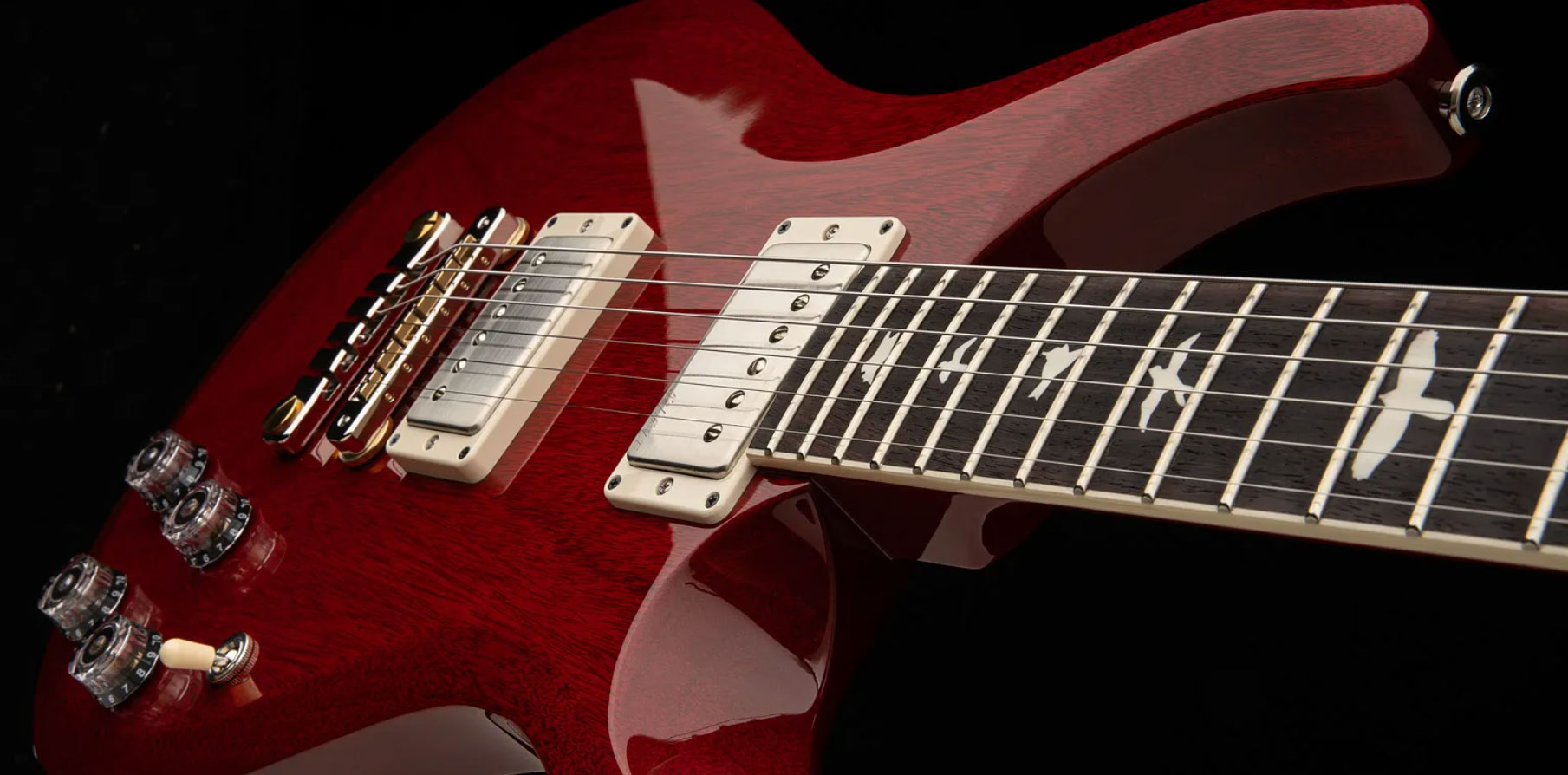 Prs S2 Mccarty 594 Thinline Usa 2h 58/15lt Ht Rw - Vintage Cherry - Guitarra eléctrica de doble corte - Variation 2
