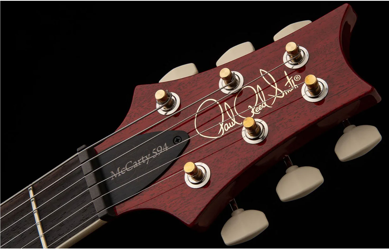 Prs S2 Mccarty 594 Thinline Usa 2h 58/15lt Ht Rw - Vintage Cherry - Guitarra eléctrica de doble corte - Variation 4