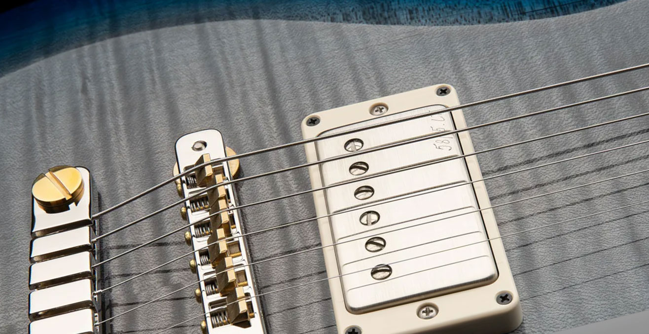Prs S2 Mccarty 594 Usa 2h 58/15lt Ht Rw - Faded Gray Black Blue Burst - Guitarra eléctrica de doble corte - Variation 2