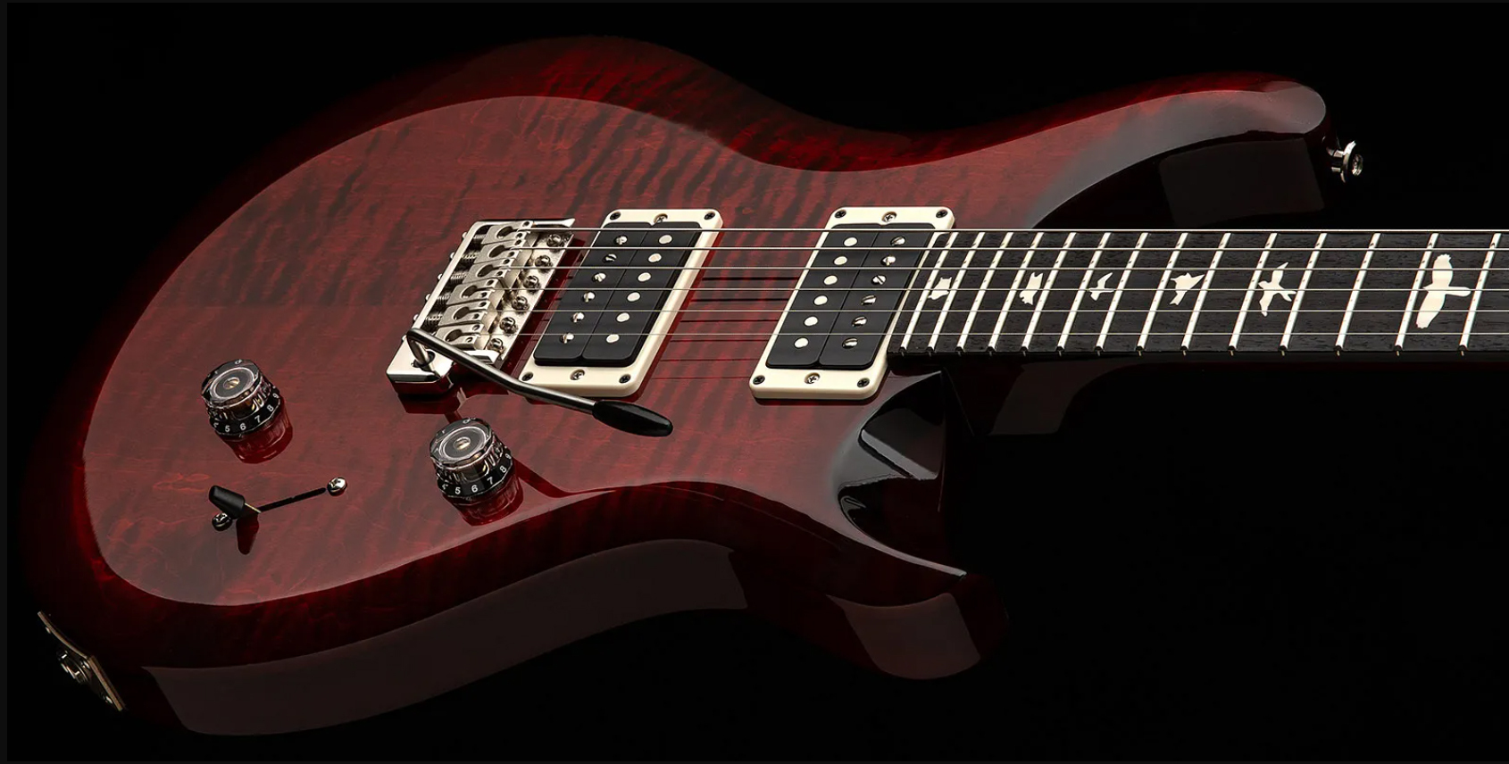 Prs S2 Mccarty 594 Usa 2h 58/15lt Ht Rw - Fire Red Burst - Guitarra eléctrica de doble corte - Variation 2