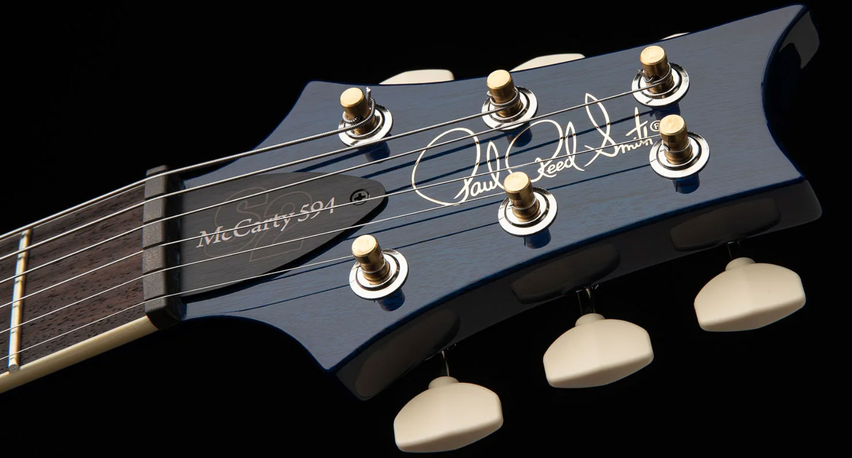 Prs S2 Mccarty 594 Usa 2h 58/15lt Ht Rw - Faded Gray Black Blue Burst - Guitarra eléctrica de doble corte - Variation 4