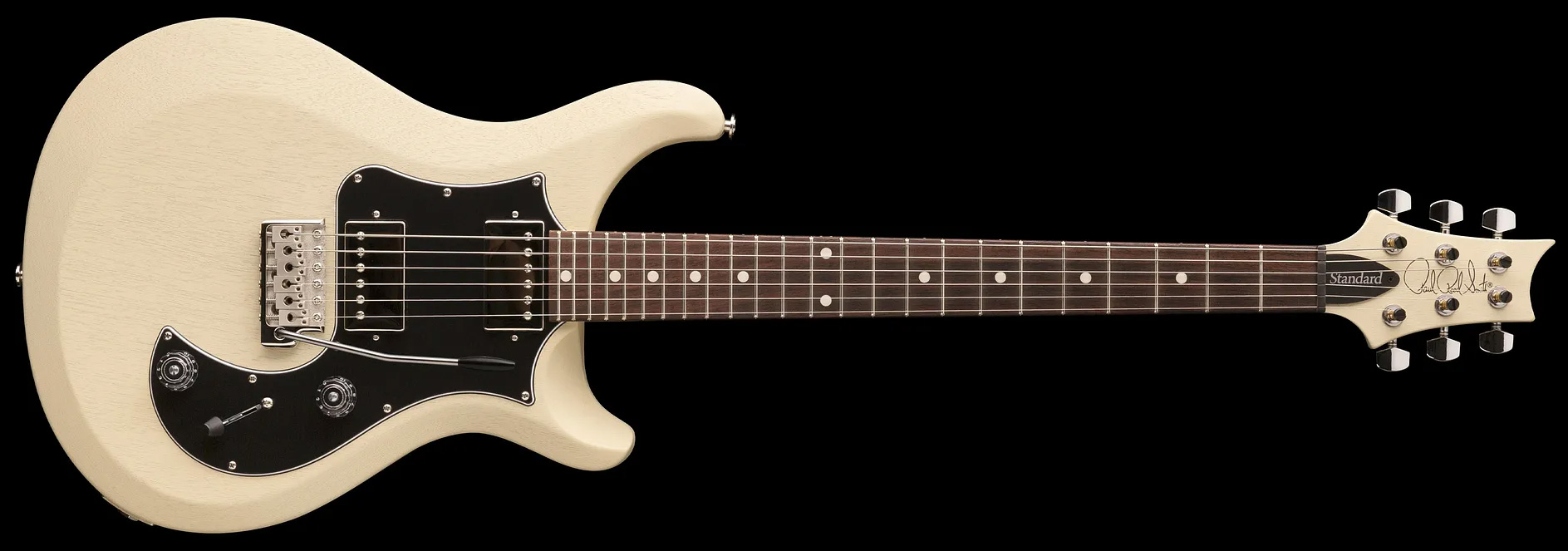 Prs S2 Standard 24 Satin Usa 2h Trem Rw - Antique White - Guitarra eléctrica de doble corte - Variation 1