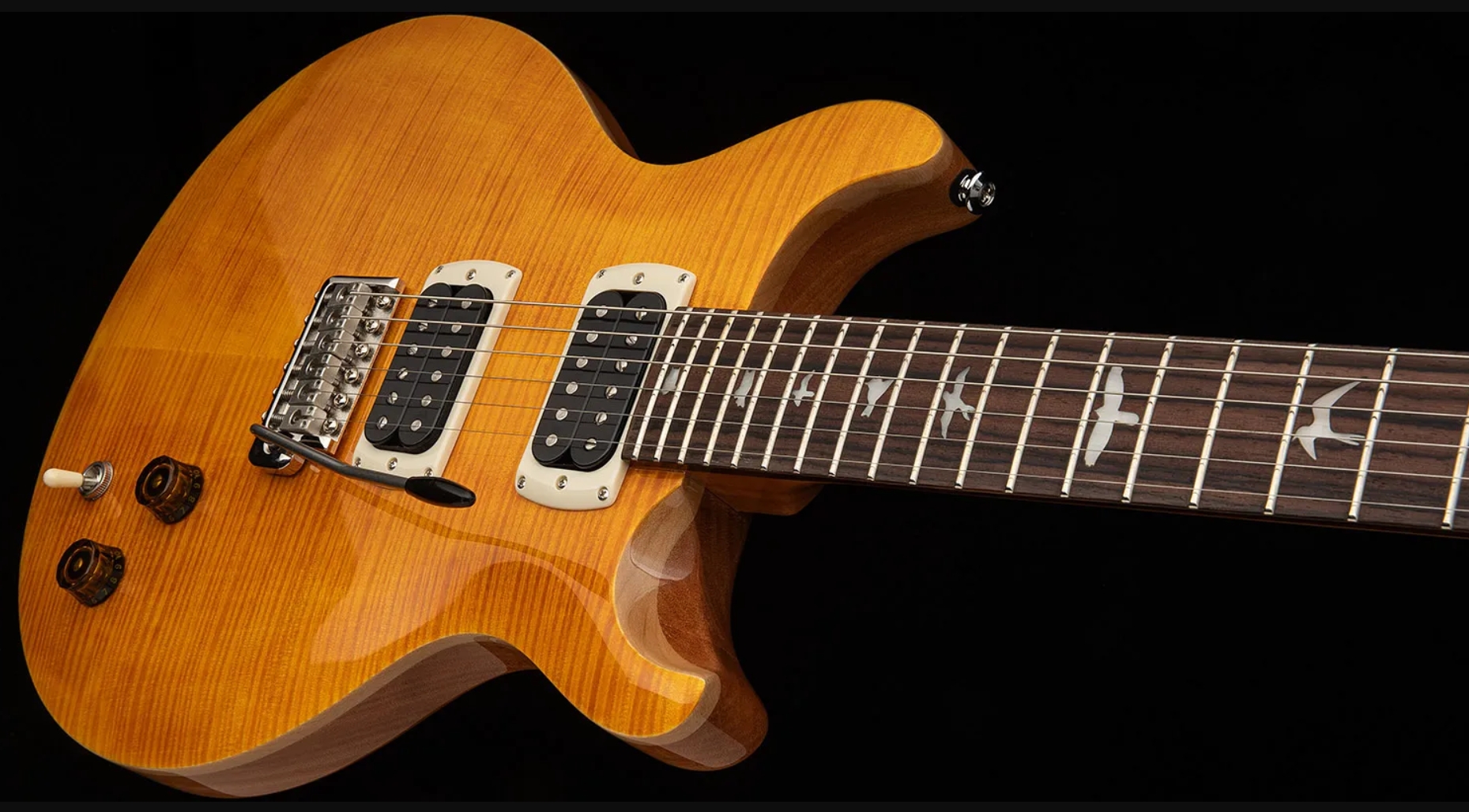 Prs Santana Se Signature 2h Trem Rw - Yellow - Guitarra eléctrica de doble corte - Variation 2