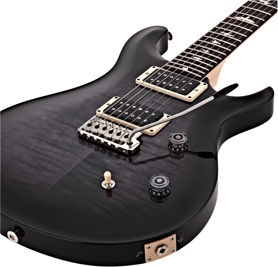Prs Se Ce24 Bolt-on Ltd 2h Trem Rw - Charcoal Burst - Guitarra eléctrica de doble corte - Variation 3