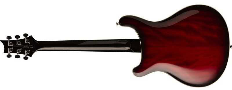 Prs Se Custom 22 Semi-hollow Hh Ht Rw +housse - Fire Red Burst - Guitarra eléctrica de doble corte - Variation 1