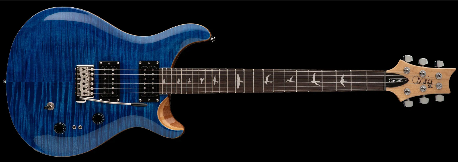 Prs Se Custom 24-08 2023 2h Trem Rw - Faded Blue - Guitarra eléctrica de doble corte - Variation 1