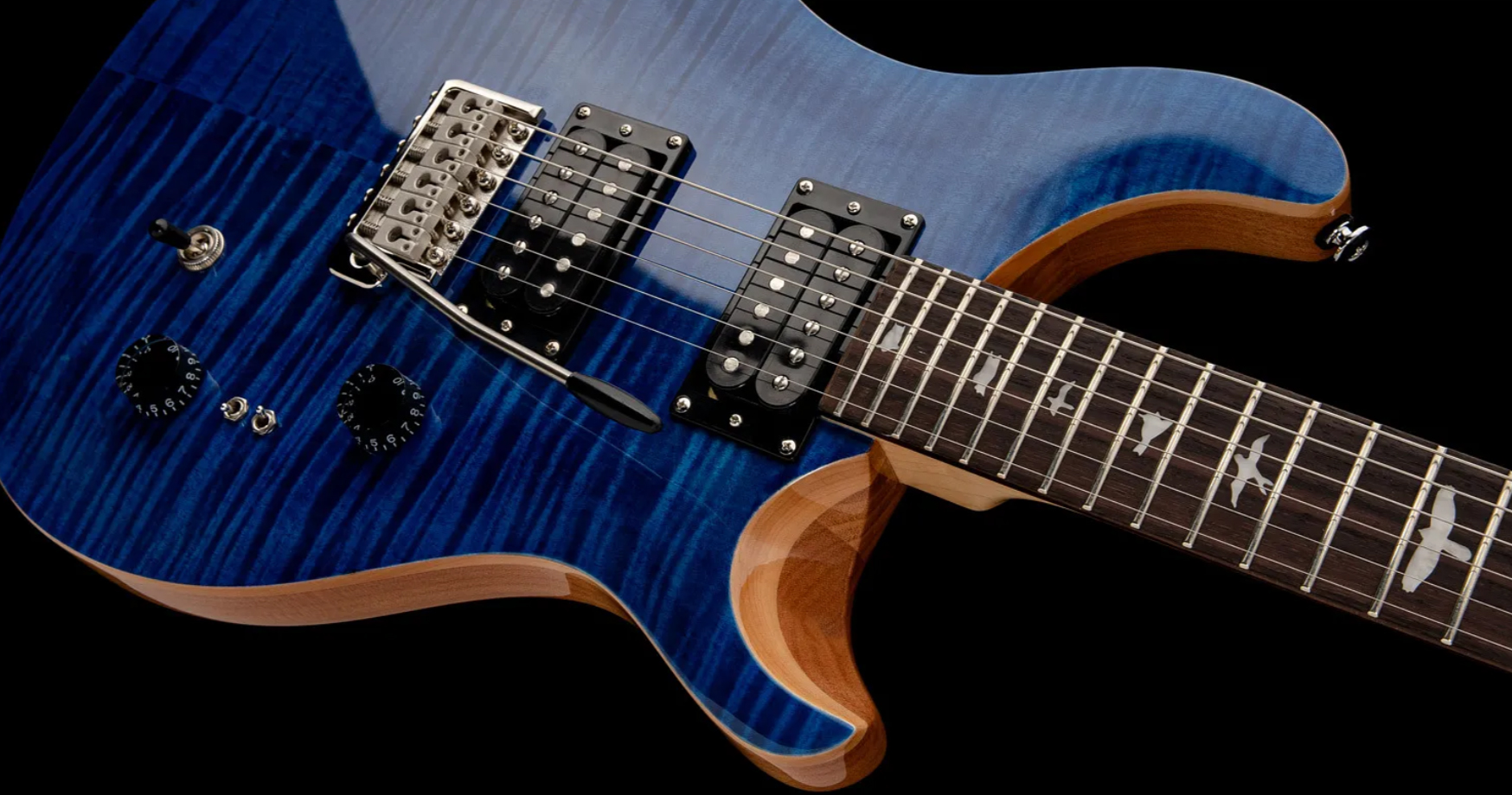 Prs Se Custom 24-08 2023 2h Trem Rw - Faded Blue - Guitarra eléctrica de doble corte - Variation 2