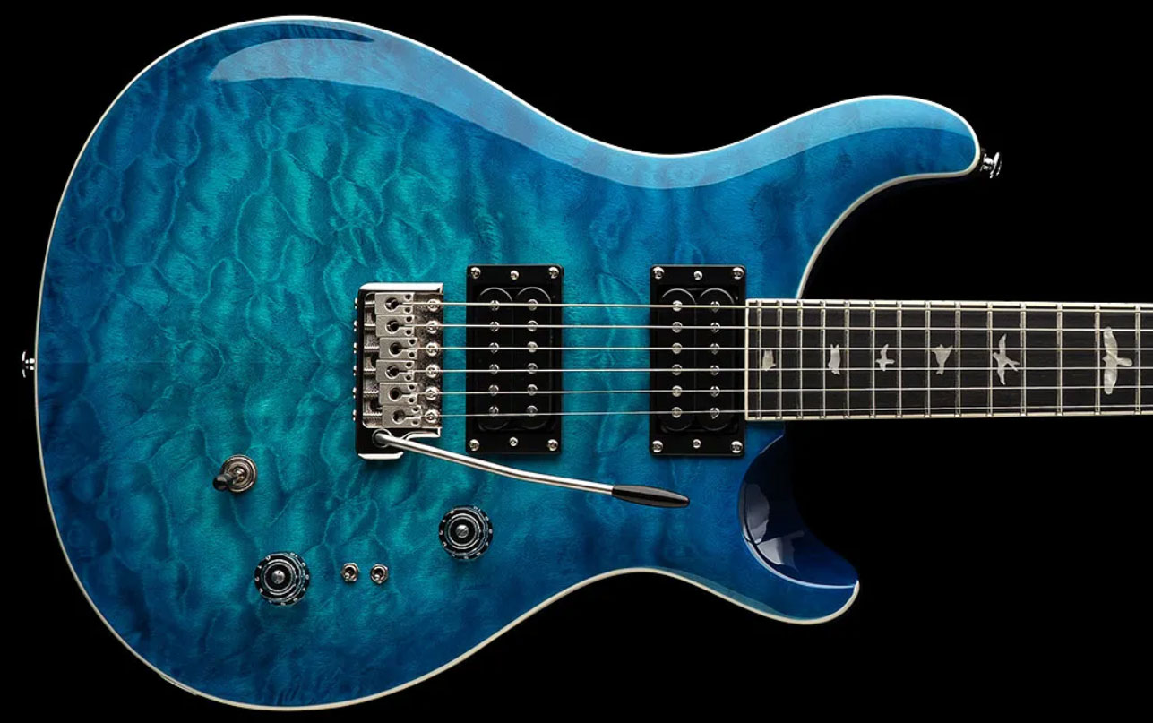 Prs Se Custom 24-08 Quilt 2h Trem Rw - Lake Blue - Guitarra eléctrica de doble corte - Variation 1