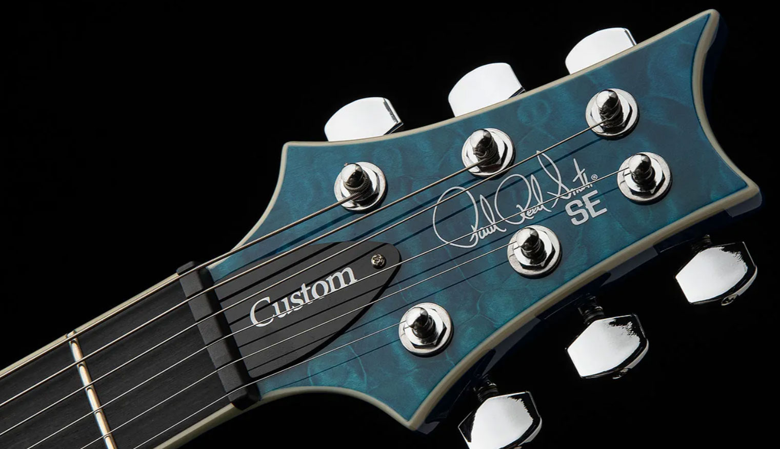 Prs Se Custom 24-08 Quilt 2h Trem Rw - Lake Blue - Guitarra eléctrica de doble corte - Variation 5