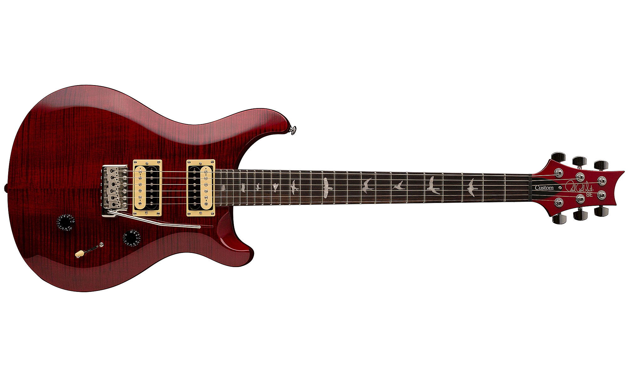 Prs Se Custom 24 2018 Hh Trem Rw - Scarlet Red - Guitarra eléctrica de doble corte - Variation 5