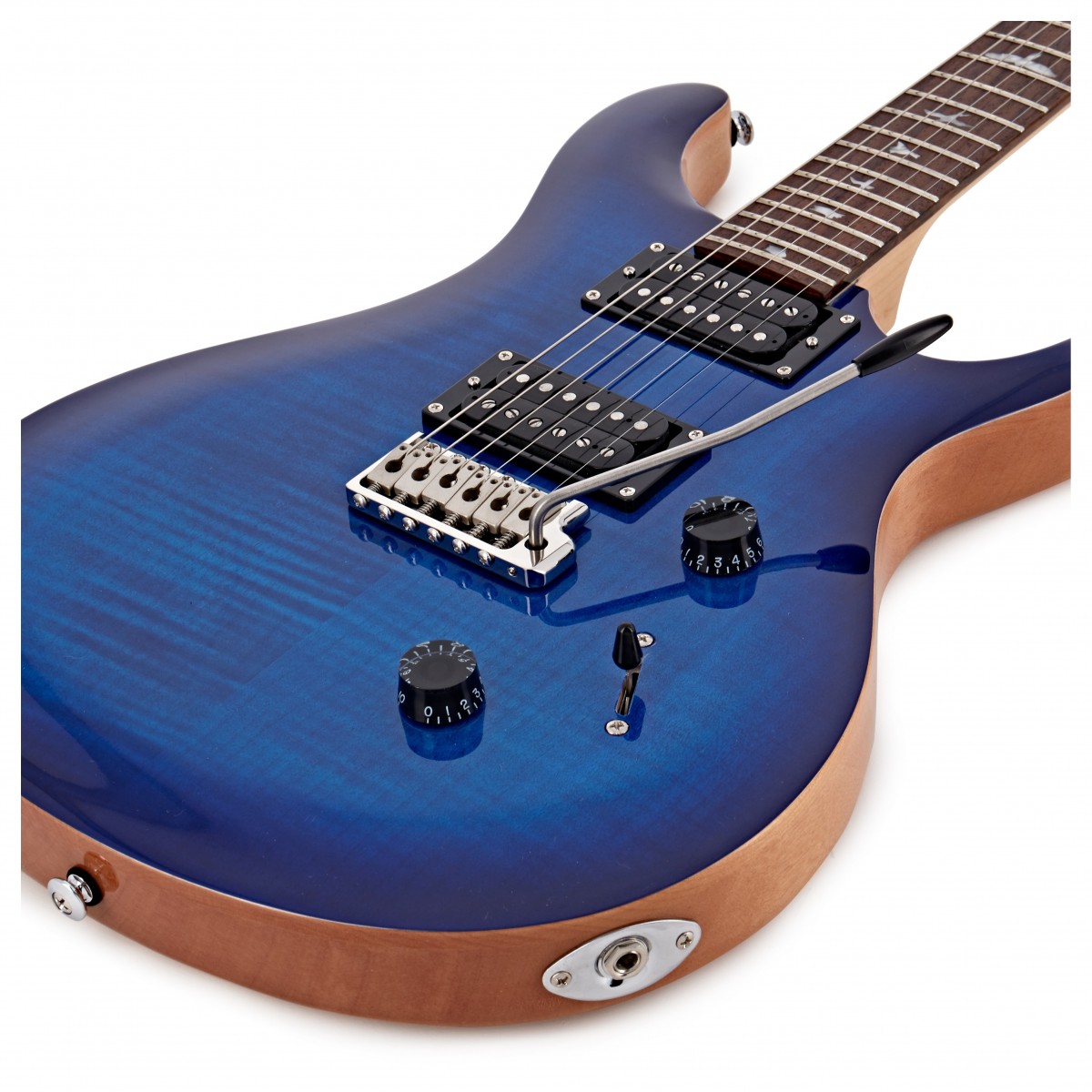Prs Se Custom 24 2021 2h Trem Rw +housse - Faded Blue Burst - Guitarra eléctrica de doble corte - Variation 1