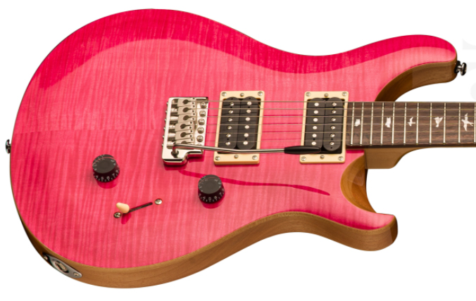 Prs Se Custom 24 2021 Hh Trem Rw +housse - Bonnie Pink - Guitarra eléctrica de doble corte - Variation 4