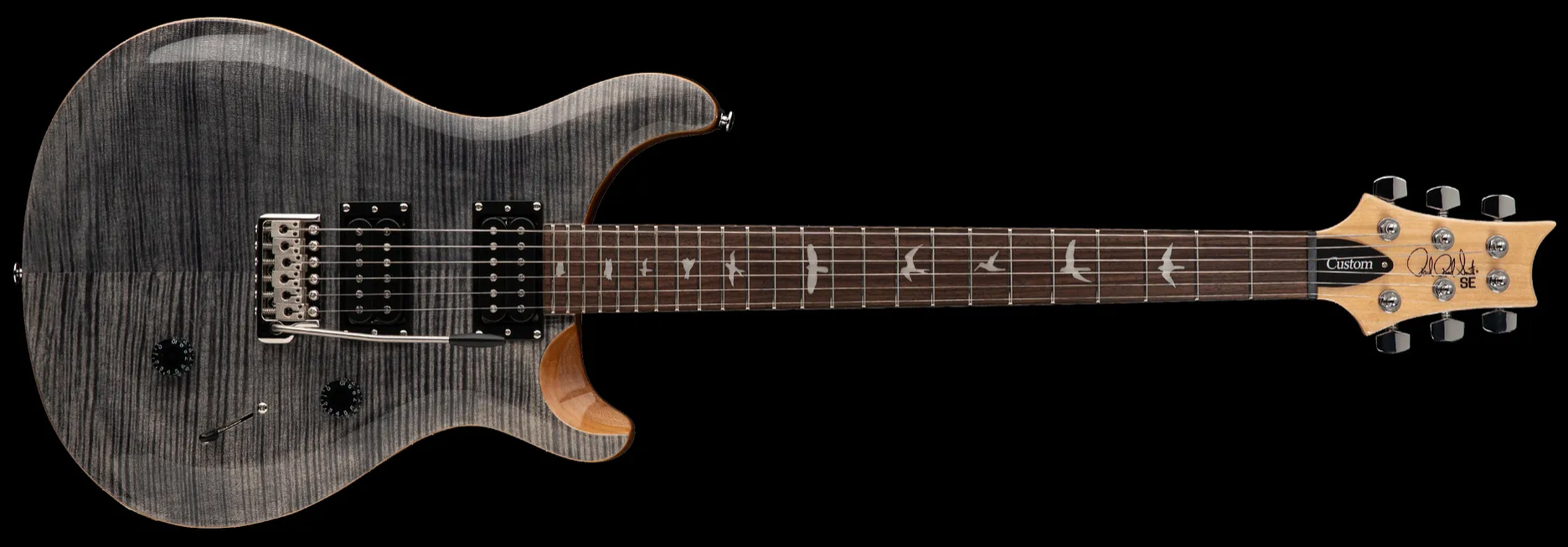 Prs Se Custom 24 2023 2h Trem Rw - Charcoal - Guitarra eléctrica de doble corte - Variation 1