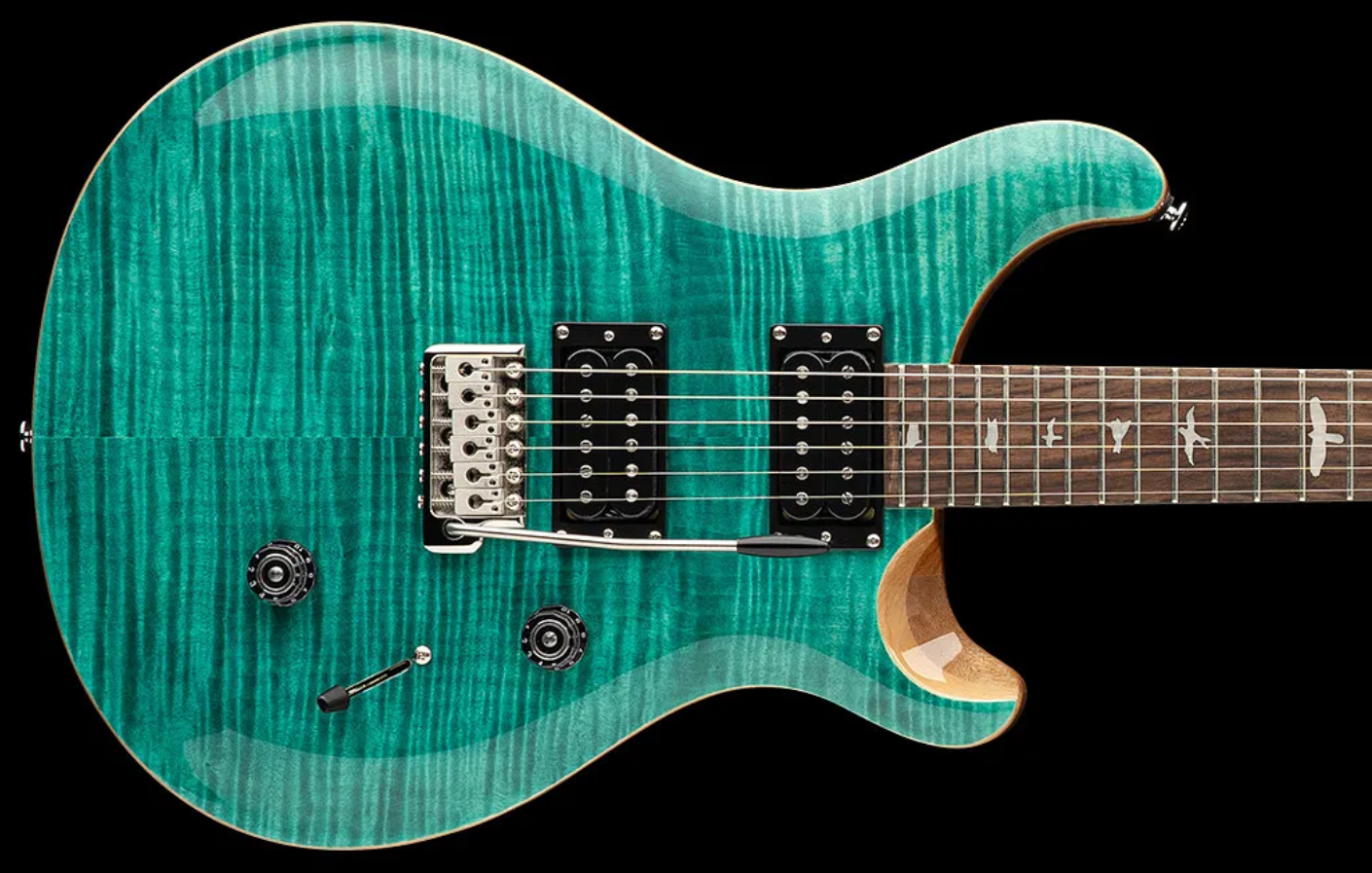 Prs Se Custom 24 2h 85/15s Trem Rw - Turquoise - Guitarra eléctrica de doble corte - Variation 5