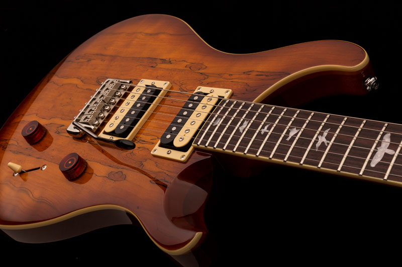 Prs Se Custom 24 Spalted Maple 2018 Hh Trem Rw - Vintage Sunburst - Guitarra eléctrica de doble corte - Variation 1