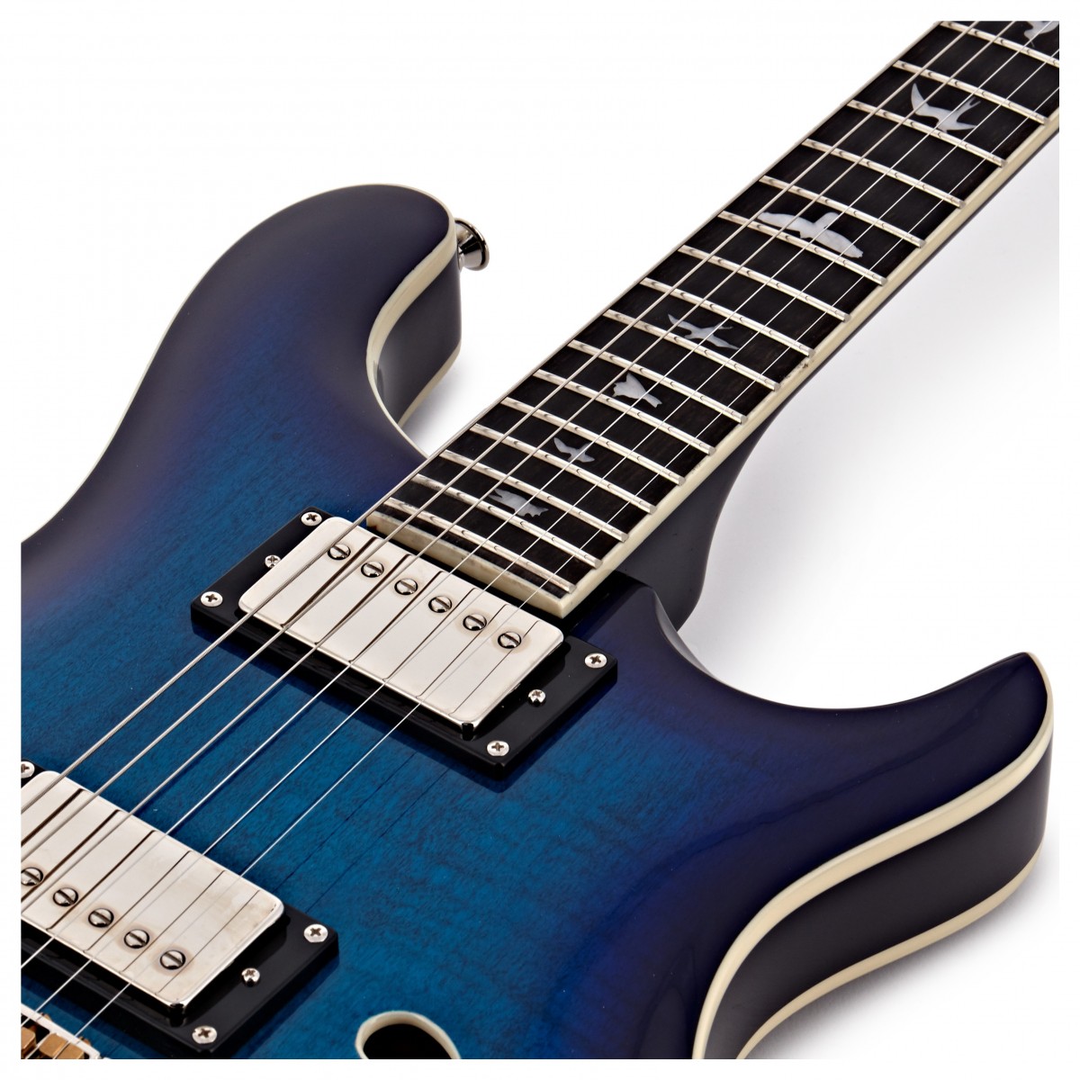 Prs Se Hollow Body Ii Hh Ht Eb - Faded Blue Burst - Guitarra eléctrica semi caja - Variation 4