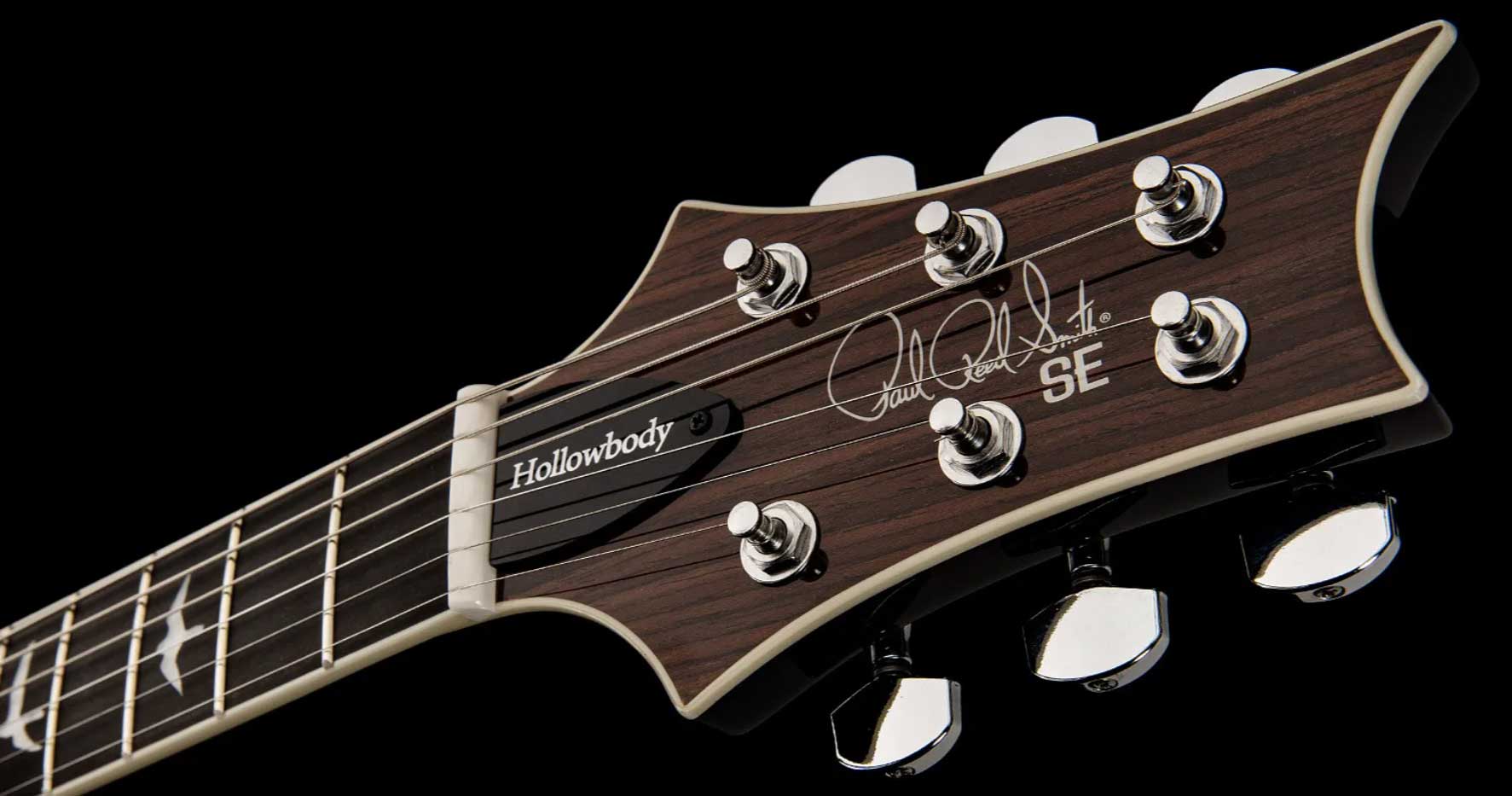 Prs Se Hollowbody Standard Piezo 2h Ht Eb - Dog Hair Smokeburst - Guitarra eléctrica semi caja - Variation 5