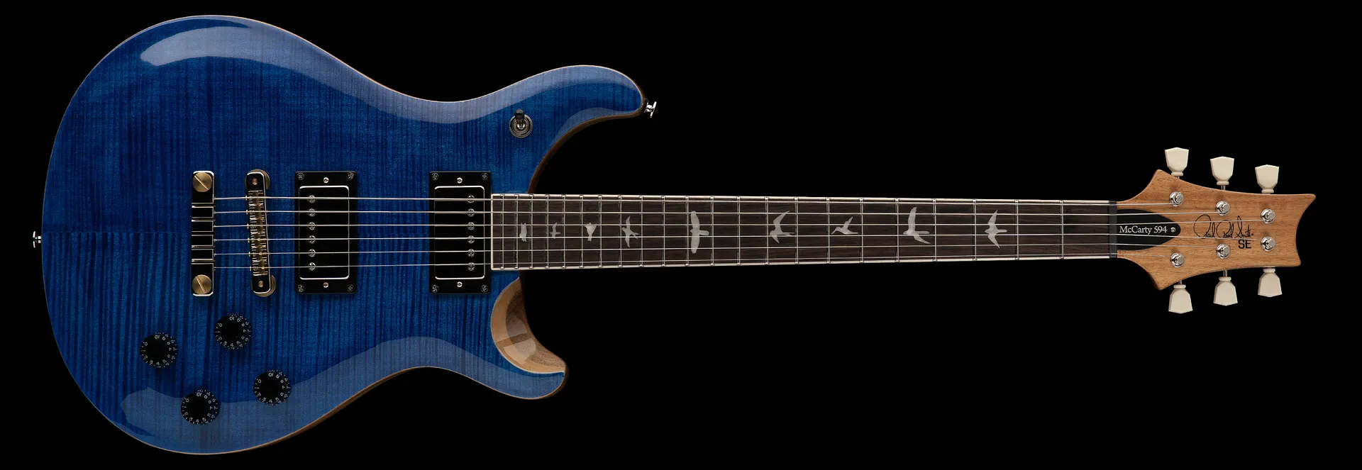Prs Se Mccarty 594 2h Ht Rw - Faded Blue - Guitarra eléctrica de doble corte - Variation 2