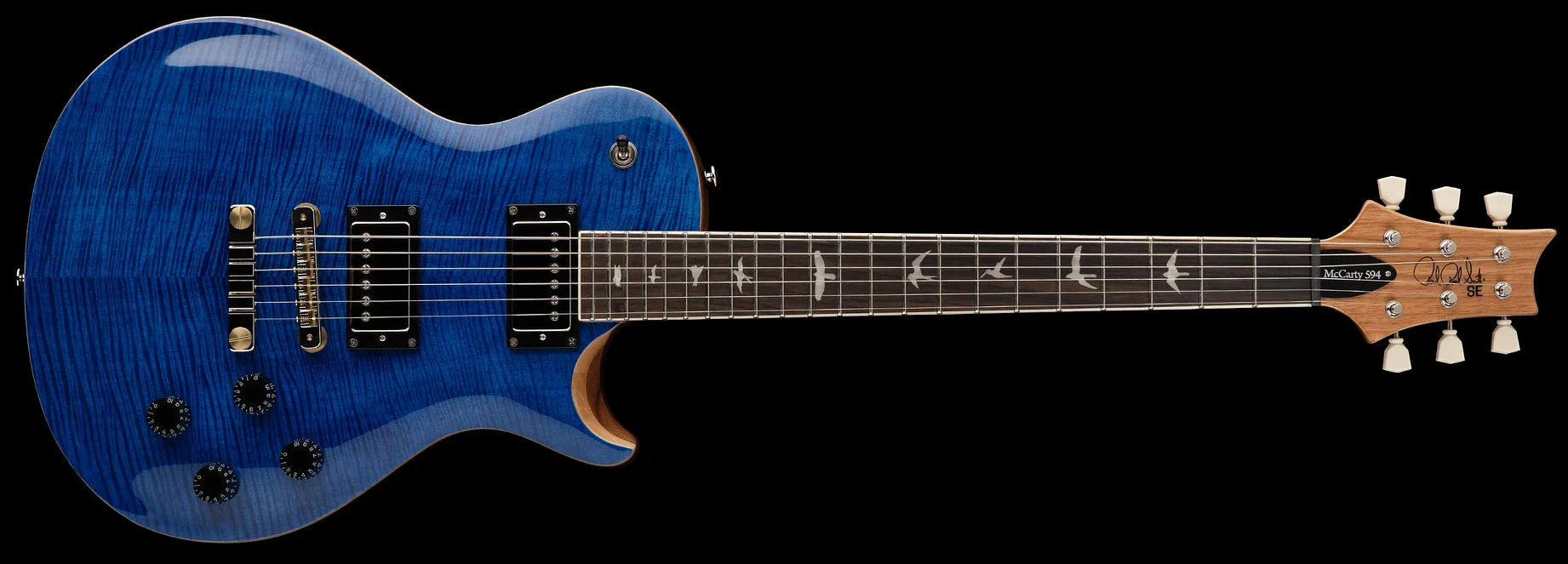 Prs Se Mccarty 594 Singlecut 2h Ht Rw - Faded Blue - Guitarra eléctrica de corte único. - Variation 2