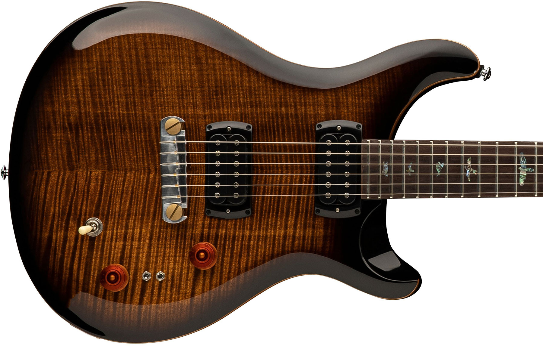 Prs Se Paul's Guitar 2h Ht Rw - Black Gold Burst - Guitarra eléctrica de doble corte - Variation 3