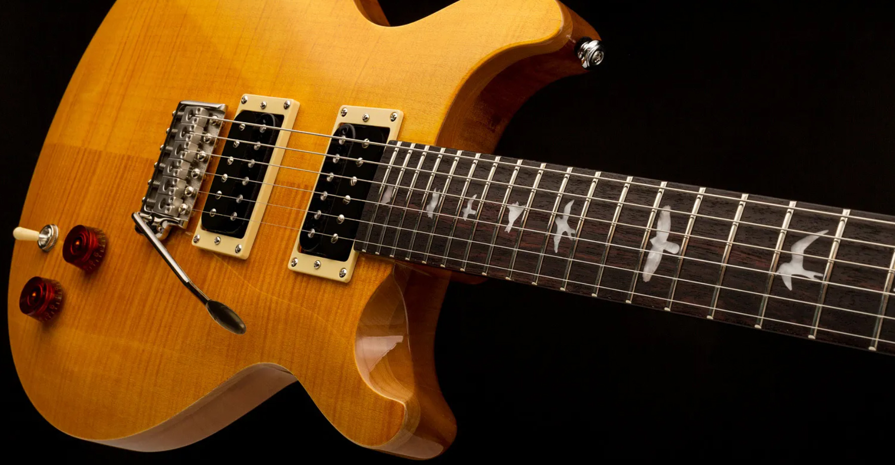 Prs Se Santana Signature 2h Trem Rw - Yellow - Guitarra eléctrica de doble corte - Variation 1