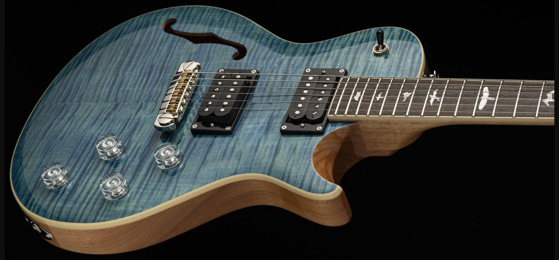 Prs Se Zach Myers 2h Ht Rw - Myers Blue - Guitarra eléctrica de corte único. - Variation 1