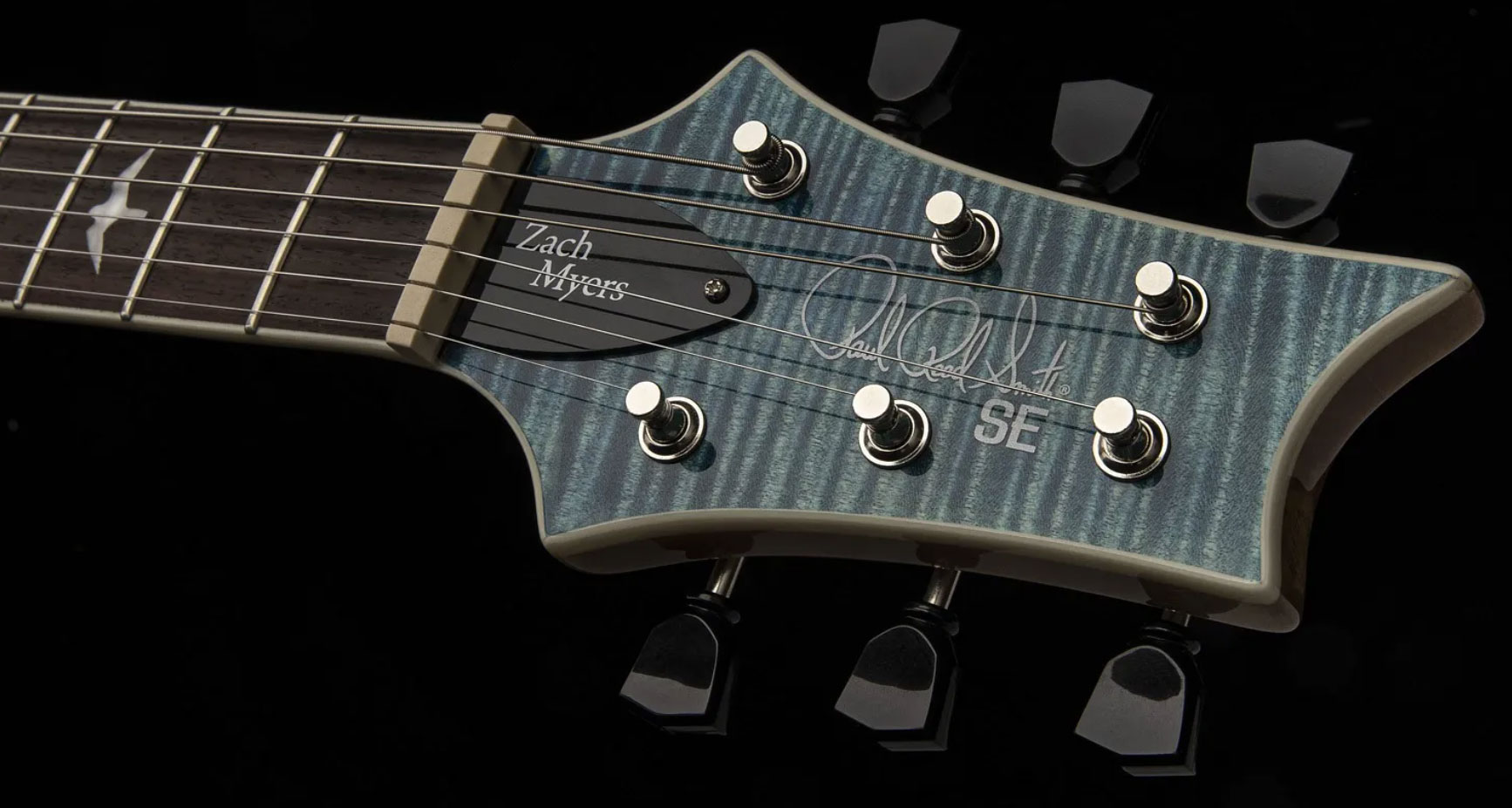 Prs Se Zach Myers 2h Ht Rw - Myers Blue - Guitarra eléctrica de corte único. - Variation 6