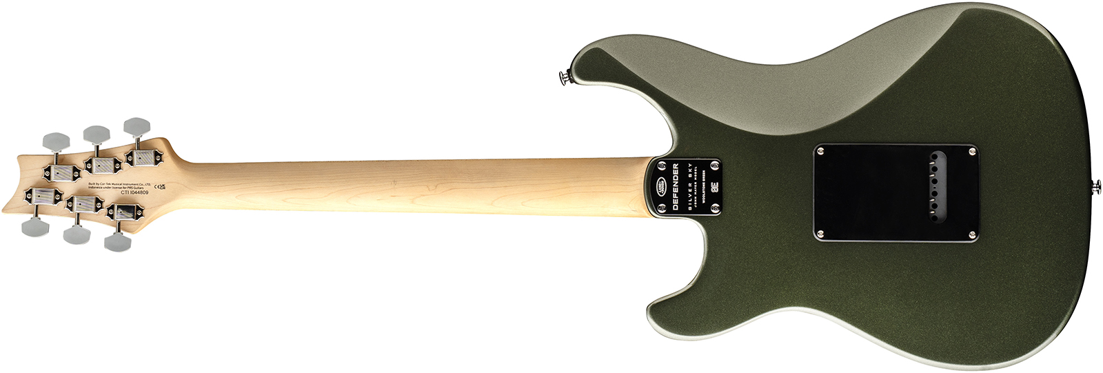 Prs Silver Sky Defender Se Ltd Signature 3s Trem Rw - Woolstone Green - Guitarra eléctrica con forma de str. - Variation 1