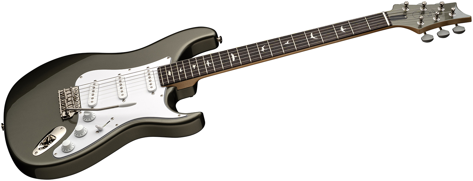Prs Silver Sky Defender Se Ltd Signature 3s Trem Rw - Woolstone Green - Guitarra eléctrica con forma de str. - Variation 2