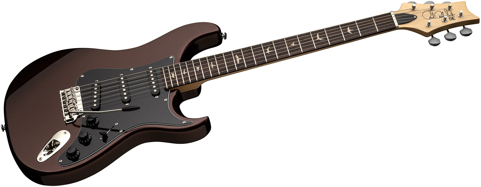 Prs Silver Sky Defender Se Ltd Signature 3s Trem Rw - Sedona Red - Guitarra eléctrica con forma de str. - Variation 3