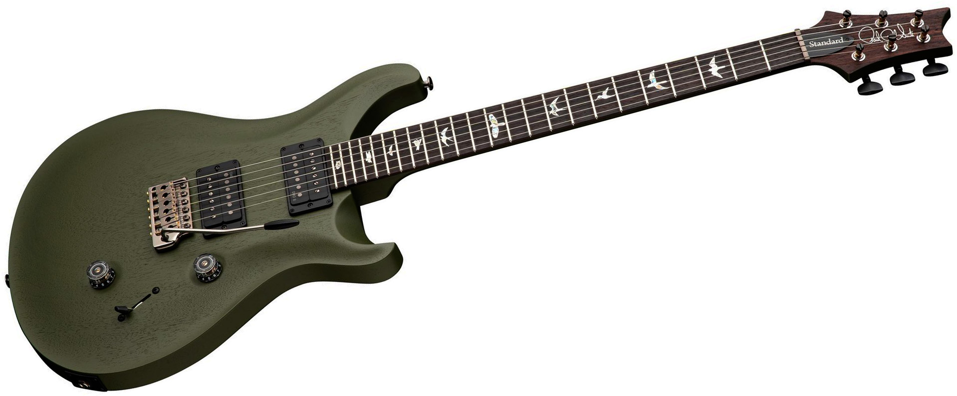Prs Standard 24 S2 Usa 2h Dmo Trem Rw - Matcha Green Satin - Guitarra eléctrica de doble corte - Variation 2