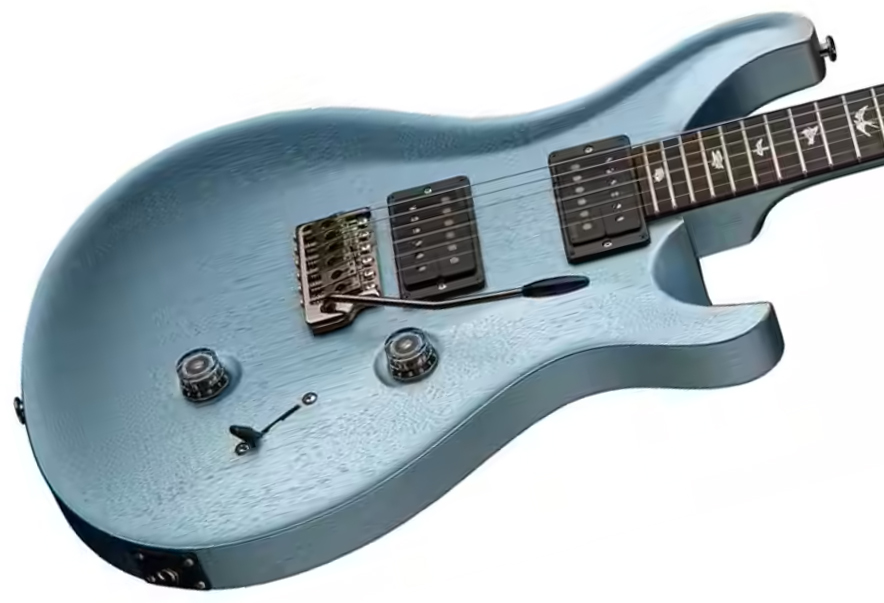 Prs Standard 24 Usa 2h Trem Rw - Satin Frost Blue Metallic - Guitarra eléctrica de doble corte - Variation 2