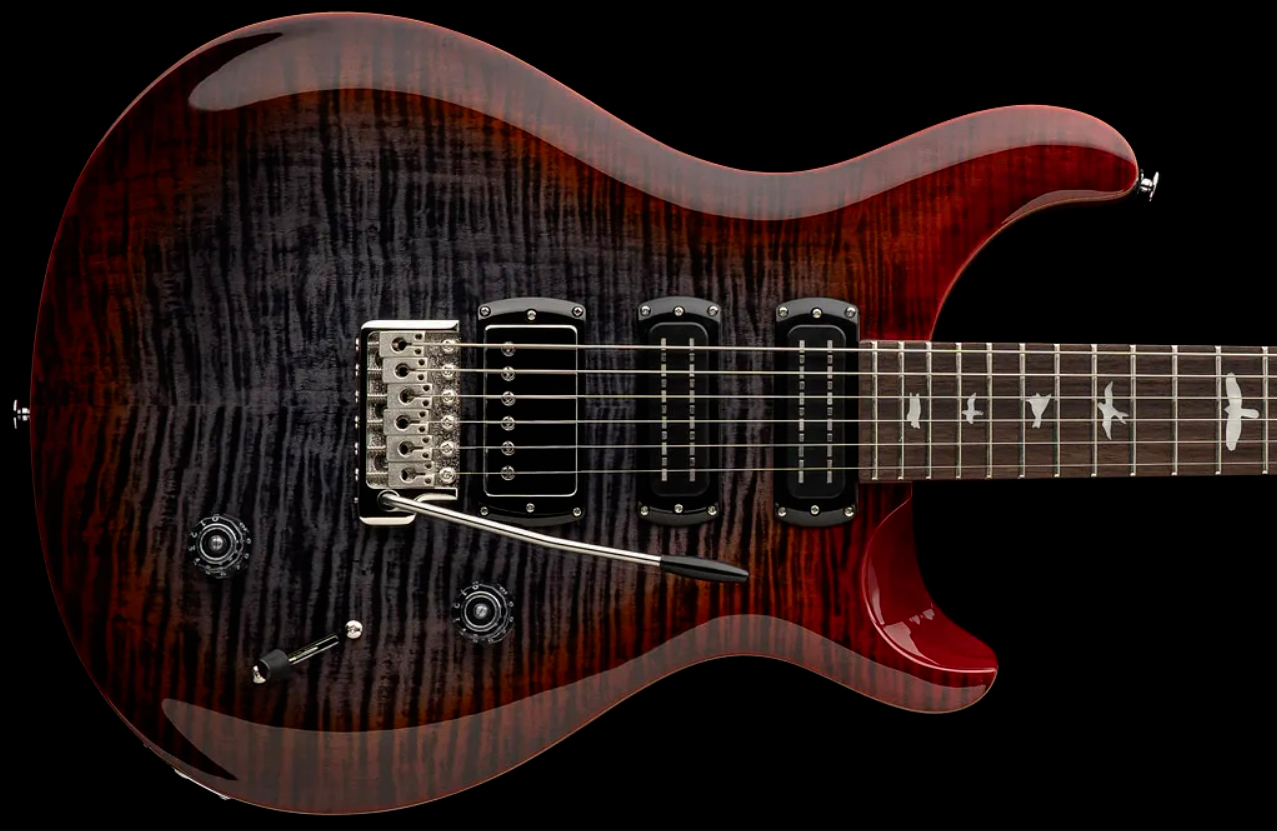 Prs Studio Se 1h 2mh Trem Rw - Charcoal Cherry Burst - Guitarra eléctrica de doble corte - Variation 1