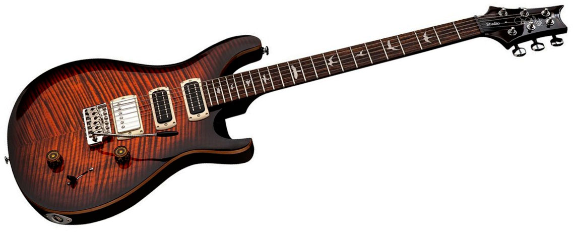 Prs Studio Se 1h 2mh Trem Rw - Orange Tiger Smokeburst - Guitarra eléctrica de doble corte - Variation 2