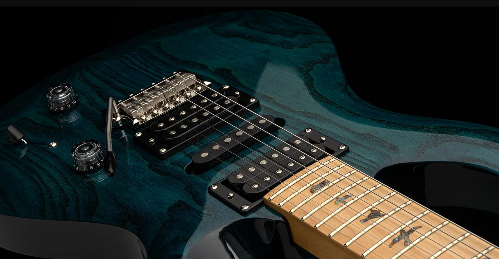 Prs Swamp Ash Special 5-way Switch Se Hsh Trem Mn - Iridescent Blue - Guitarra eléctrica de doble corte - Variation 2