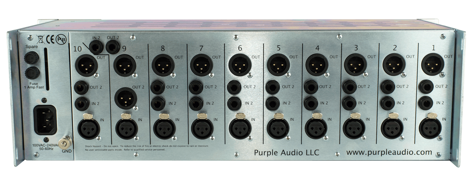 Purple Audio Sweet Ten Rack - Rack de estudio - Variation 3