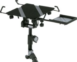Computer support extension for X keyboard stand - black