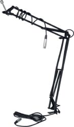 Soporte de micrófono Quiklok Table microphone boom - black