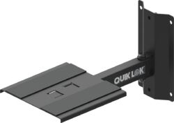 Soportes para estudio Quiklok Speaker wall mount - black