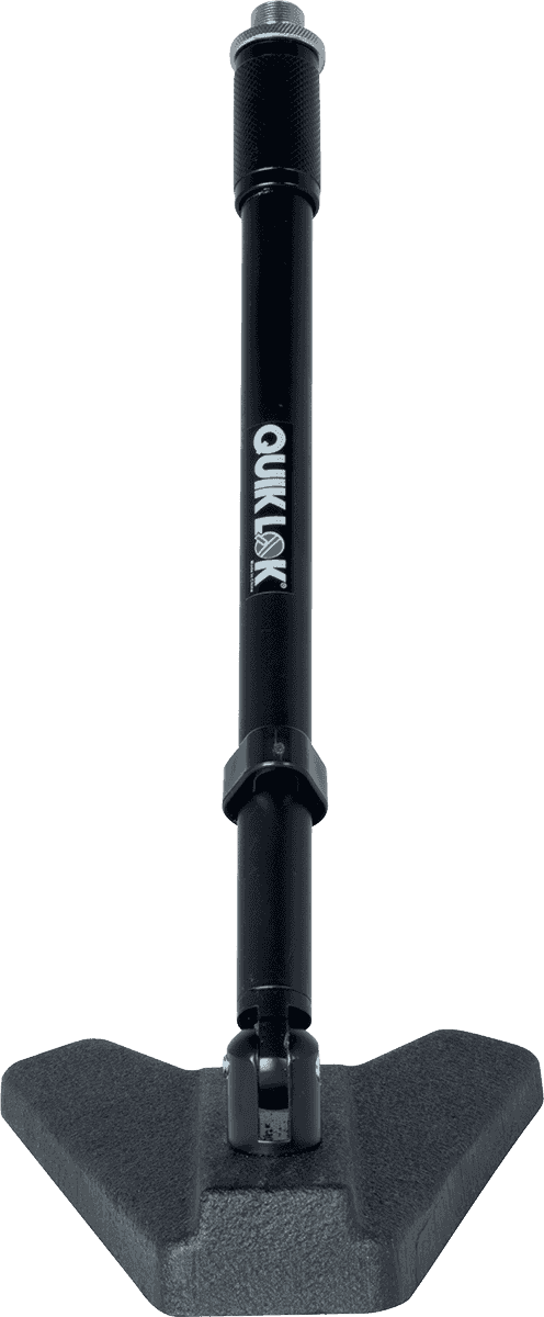Quiklok Pied Court Embase Triangle - Noire - Soporte de micrófono - Variation 3