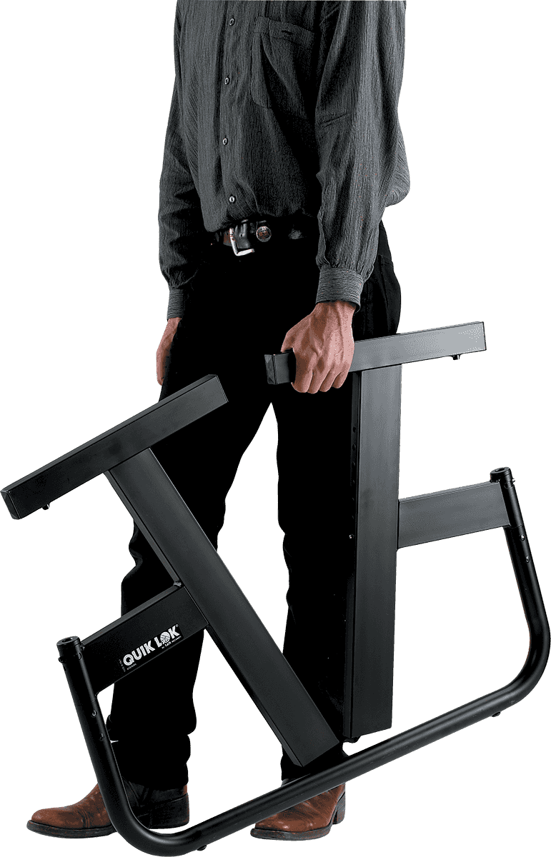 Quiklok Stand Clavier, Hauteur Ajustable - Noir - Soportes para teclados - Variation 2