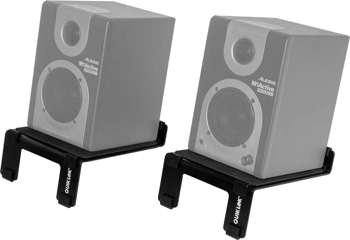 Quiklok Supports D'enceinte De Monitoring Pour Bureau (par Paire) - Soportes para estudio - Variation 7