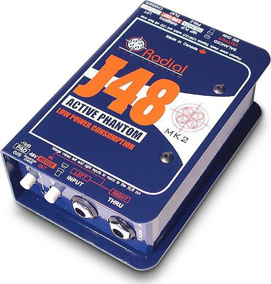 Radial J48 Active Di Phantom Powered Direct Box - Caja DI - Main picture