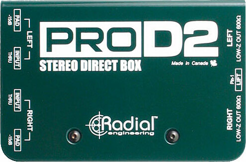 Radial Pro D2 Stereo Passive Direct Box - Caja DI - Main picture