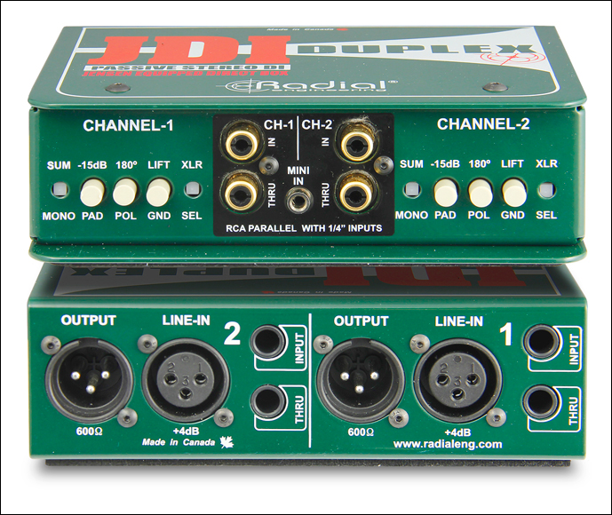 Radial Jdi Duplex Stereo Direct Box - Caja DI - Variation 1