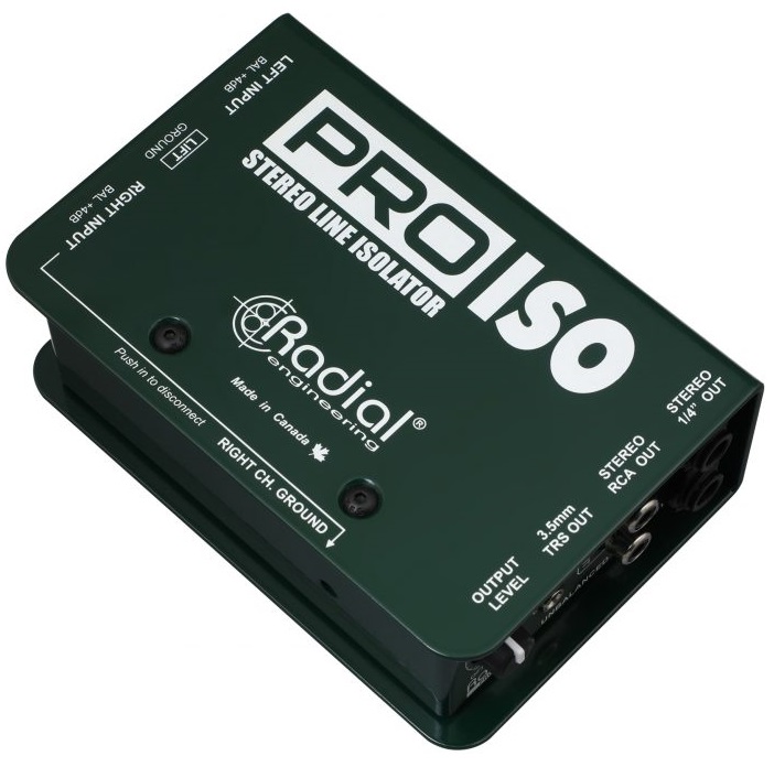 Radial Pro Iso Stereo +4/-10db - Convertidor - Variation 1