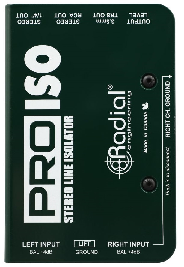 Radial Pro Iso Stereo +4/-10db - Convertidor - Variation 2