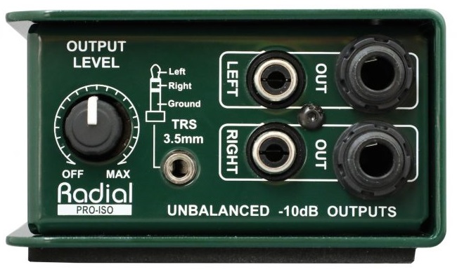 Radial Pro Iso Stereo +4/-10db - Convertidor - Variation 3