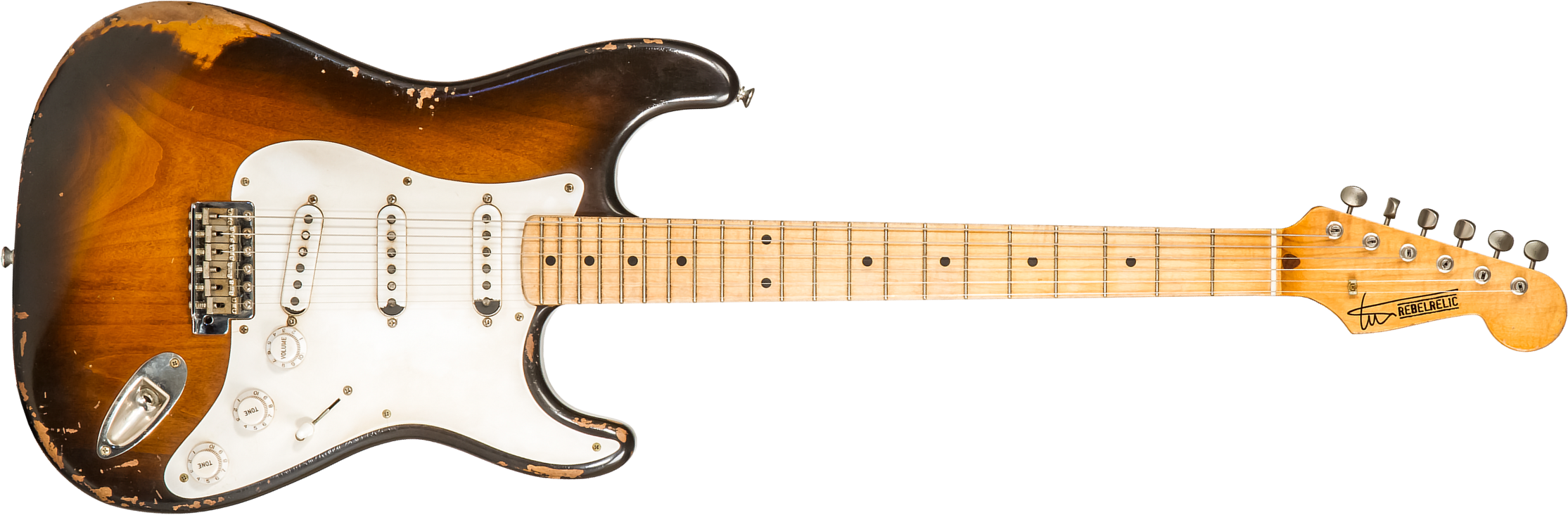Rebelrelic S-series 54 3s Trem Mn #230103 - Medium Aged 2-tone Sunburst - Guitarra eléctrica con forma de str. - Main picture